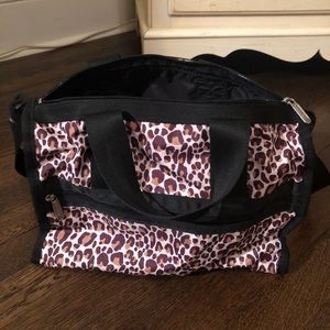 Leopard Print LeSport bag